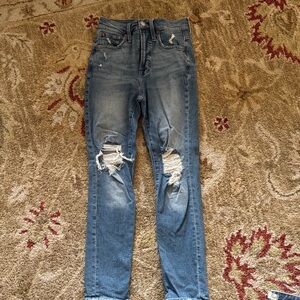 Madewell Distressed Blue Women's Jeans